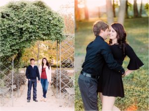Engagement photos in Historic New Harmony, IN. Photographed by Morgan Williams Photography.