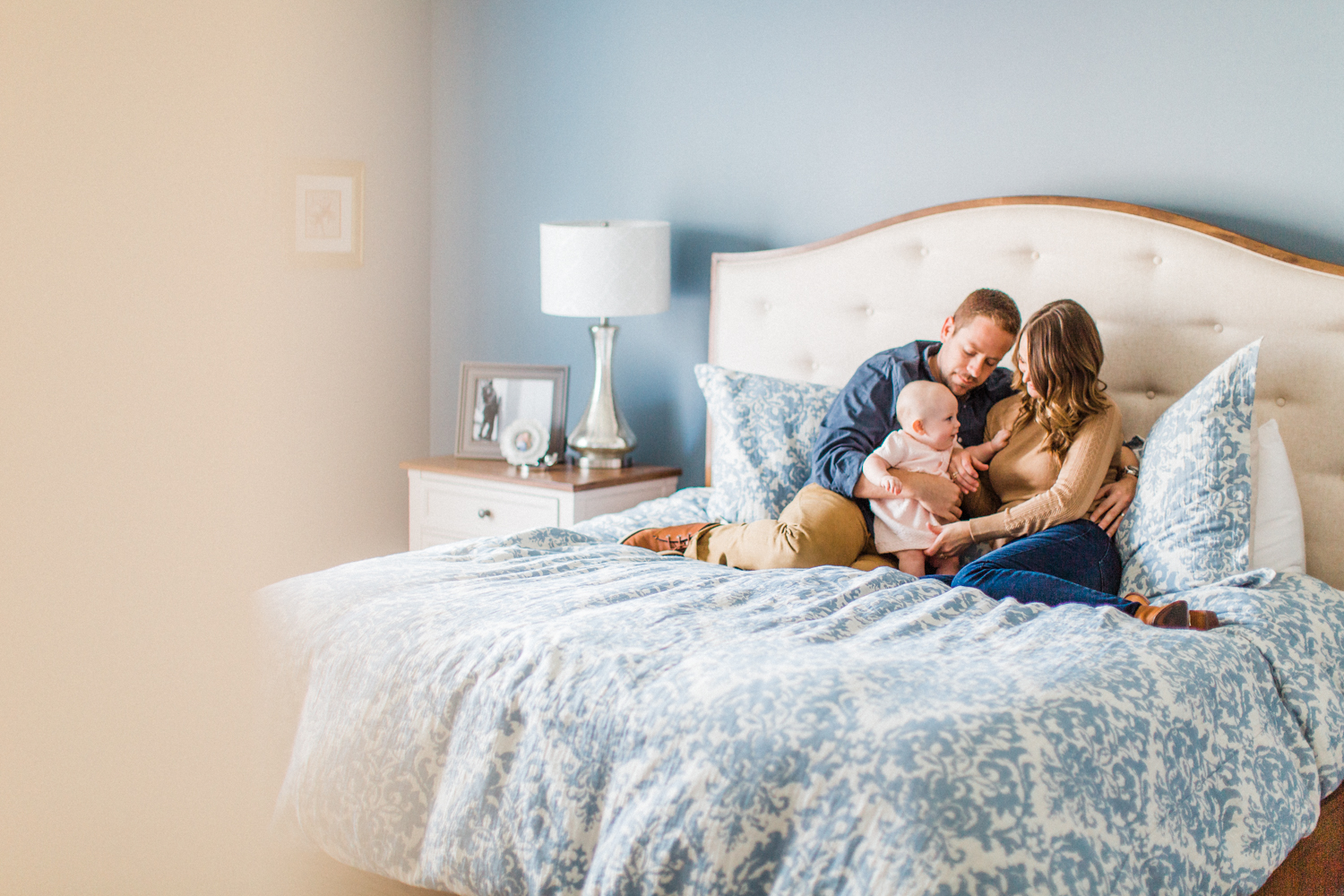 In-home lifestyle session. Morgan williams photography.