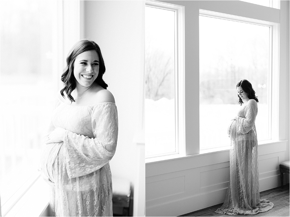 In-home maternity session
