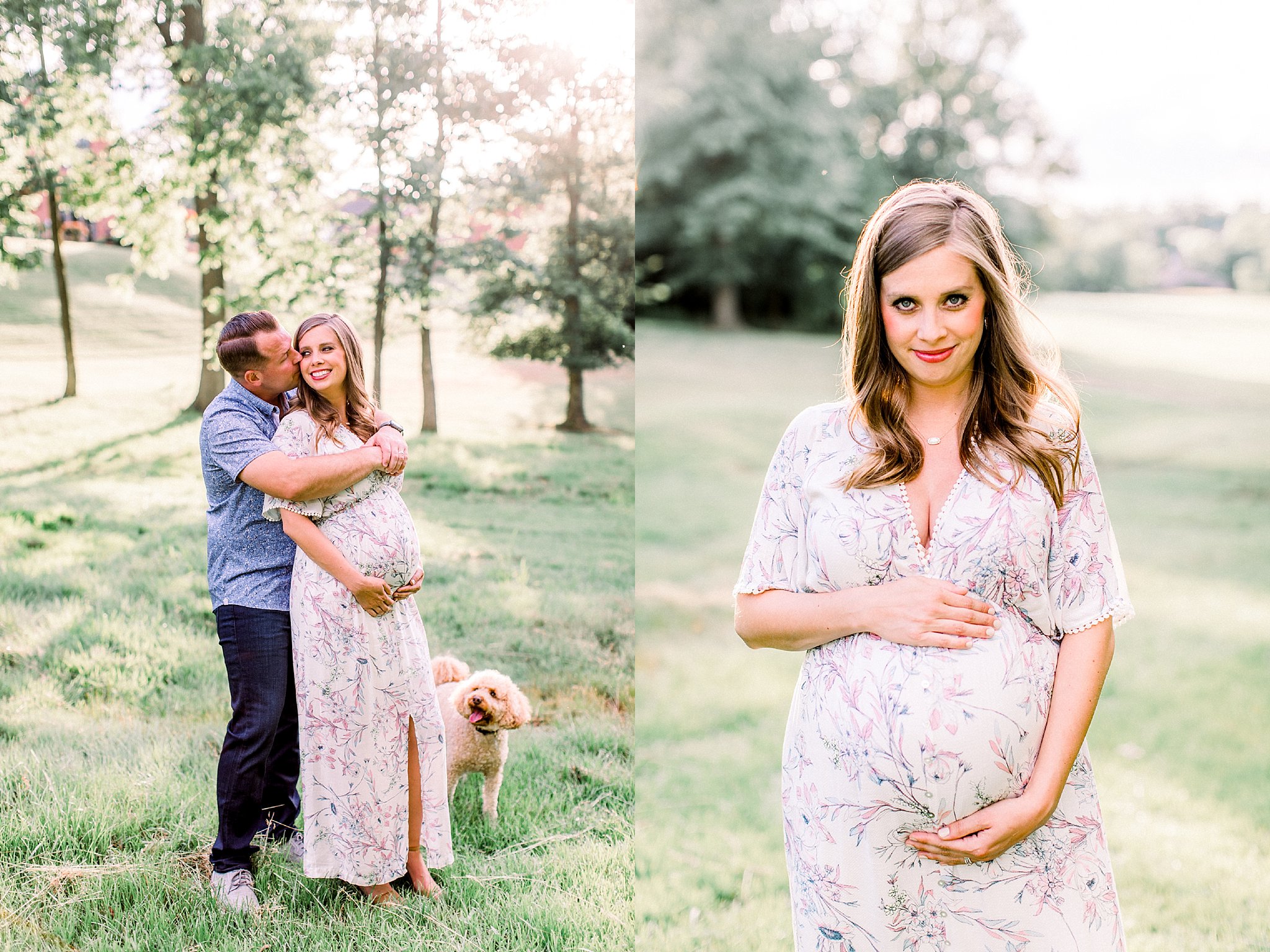 Summer maternity session in raleigh