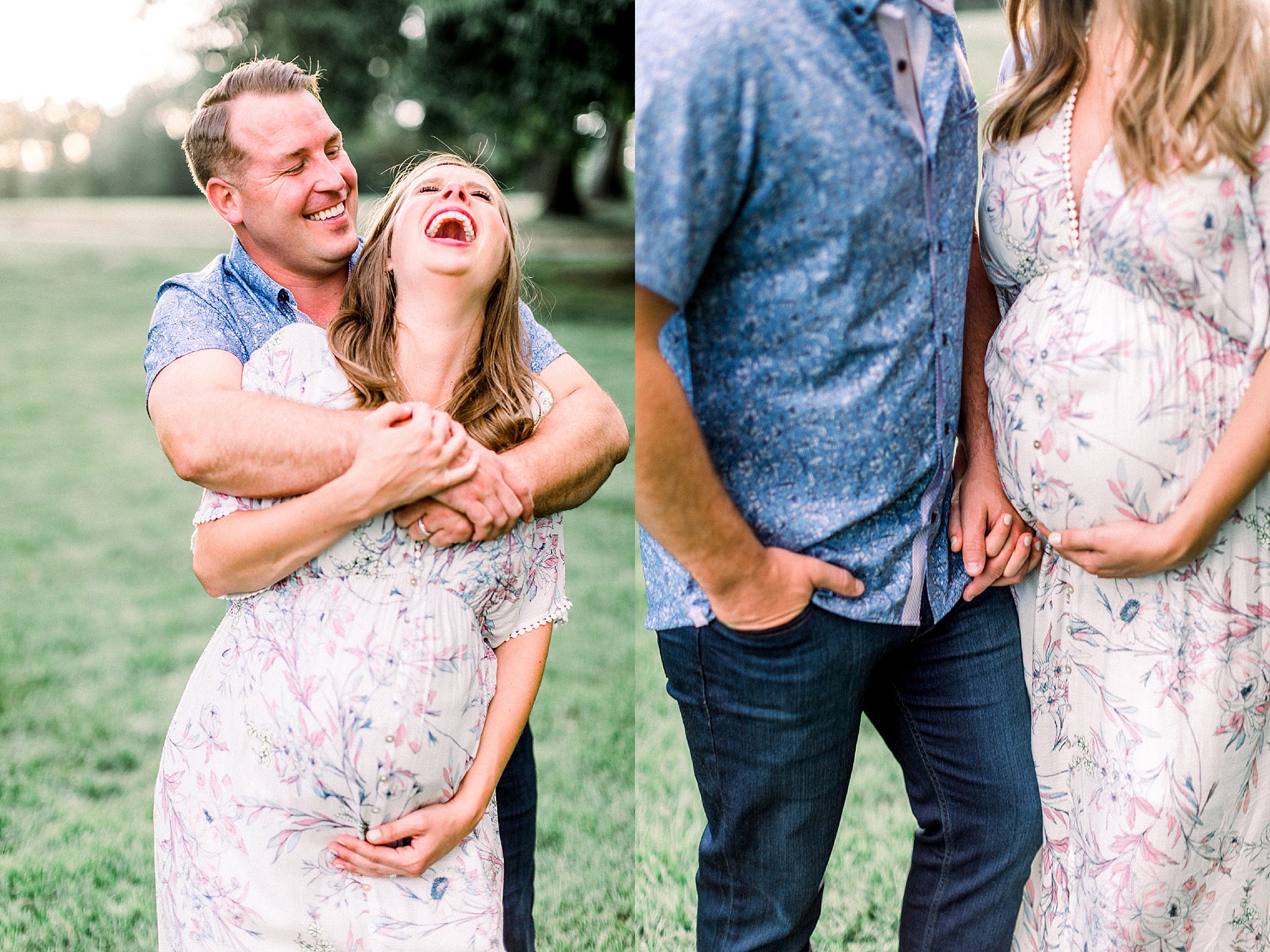 Raleigh summer maternity session