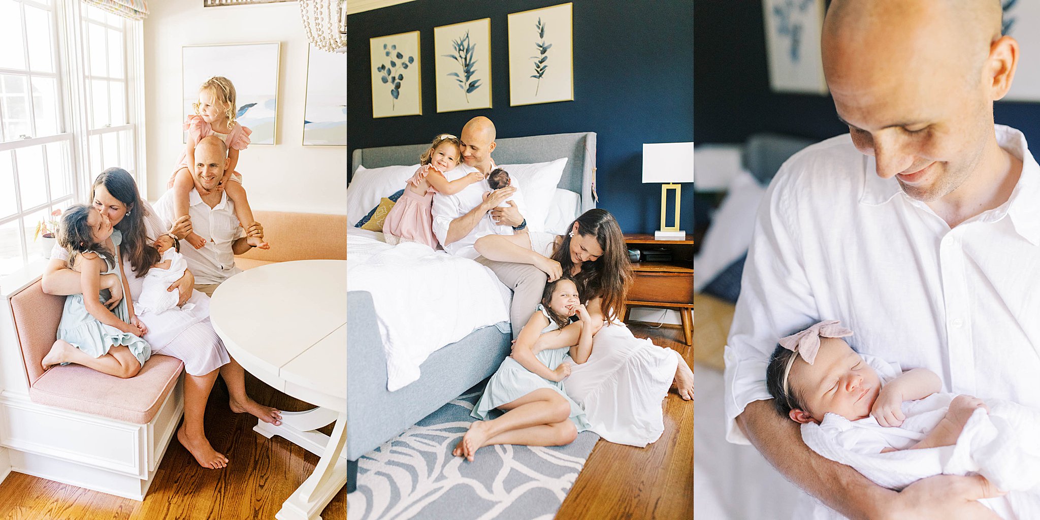 In-home newborn photographer in raleigh